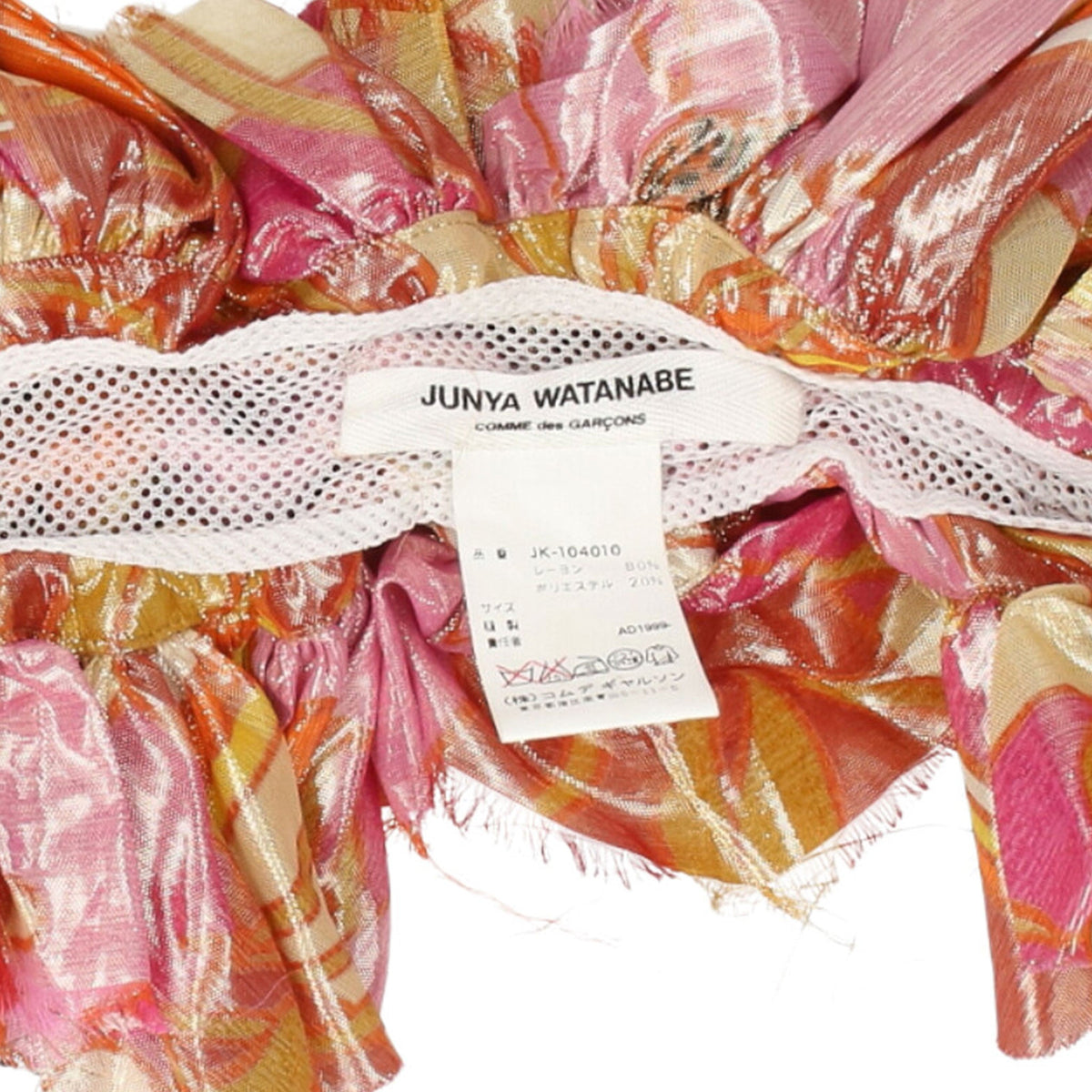 JUNYA WATANABE 2000 S/S Rayon Polyester Multi