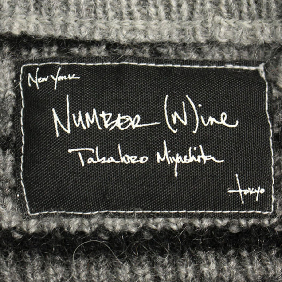 NUMBER (N)INE 2007AW Gray Jacket Size 3