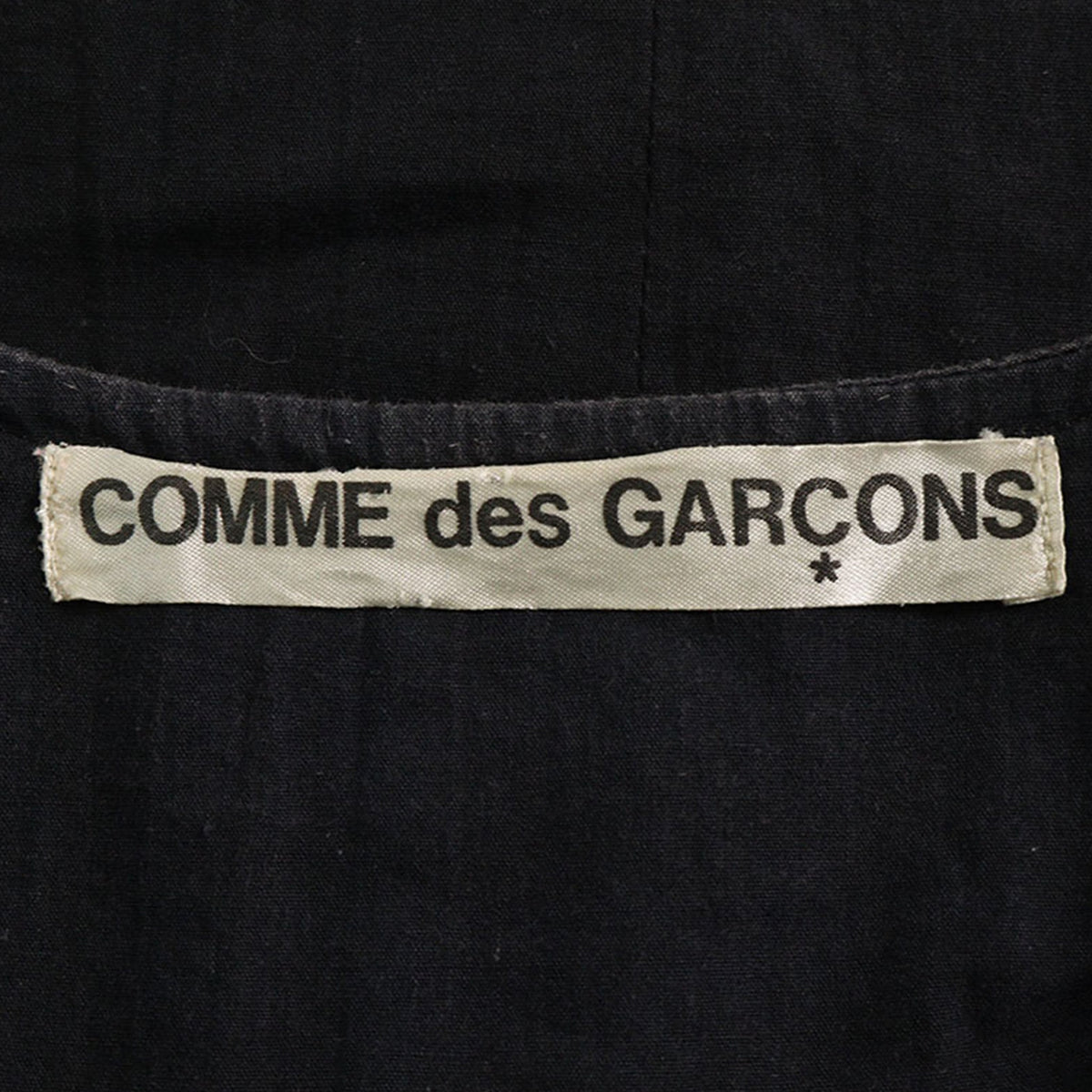 COMME des GARCONS Black Cotton Dress