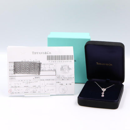 TIFFANY&CO Diamond Pt950 Platinum Necklace