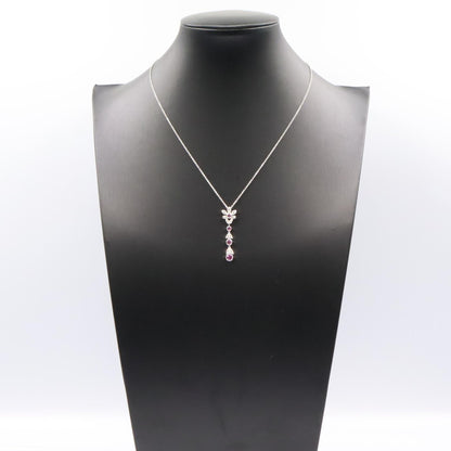 TIFFANY&CO Diamond Pt950 Platinum Necklace