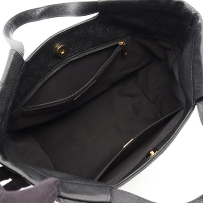 CHANEL Matelasse Caviar Skin Bag Black
