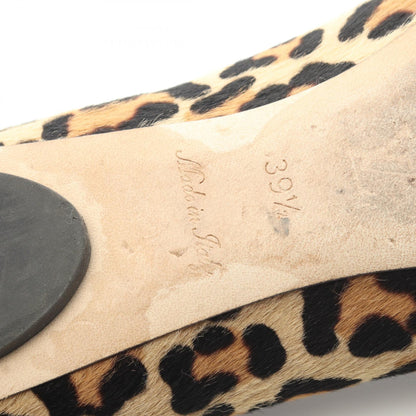 LOUIS VUITTON Popi-line Ballerina Heels Beige Size 39.5