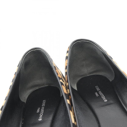 LOUIS VUITTON Popi-line Ballerina Heels Beige Size 39.5