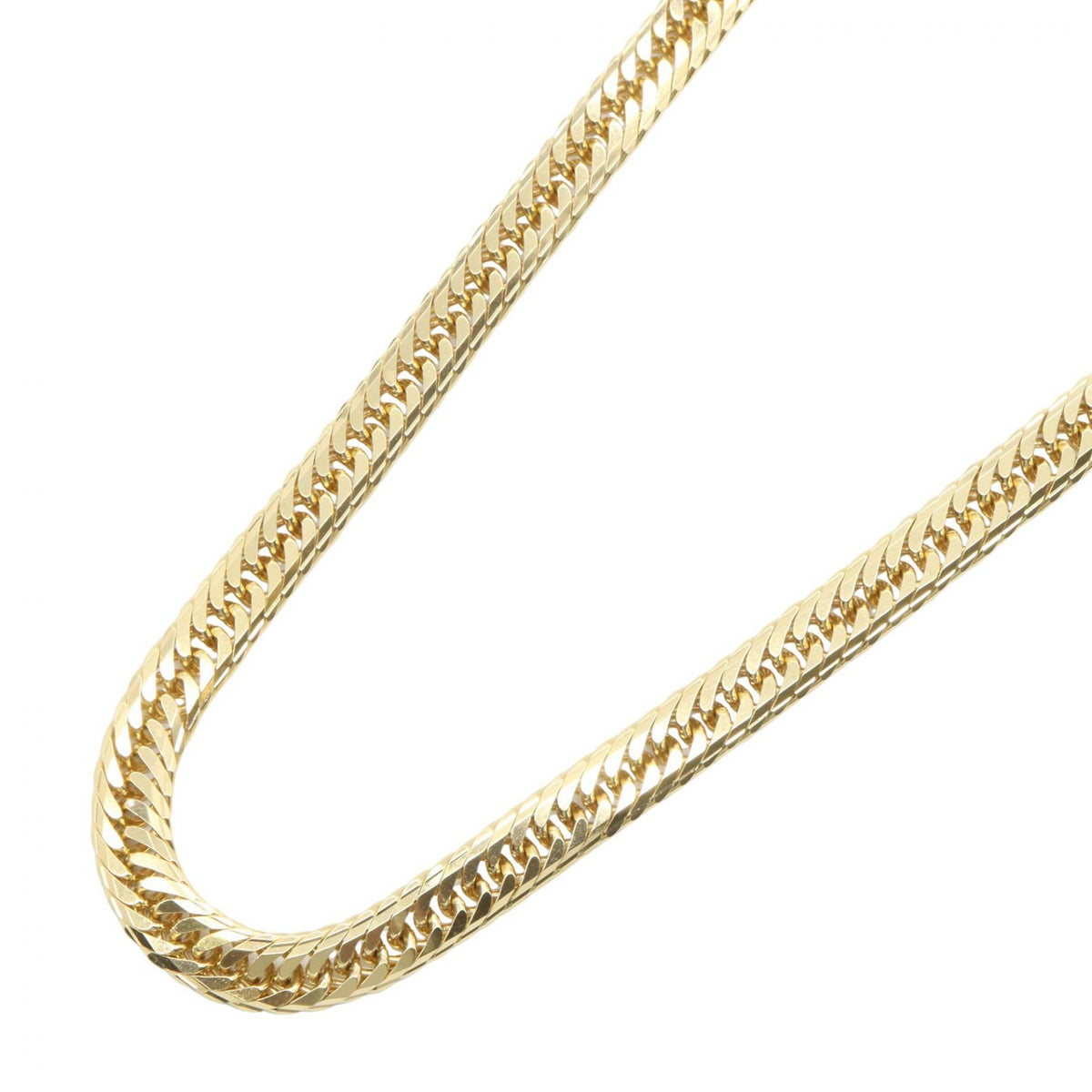 JEWELRY K18 Yellow Gold T-Cut Curb Chain Necklace