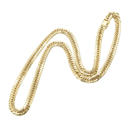 JEWELRY K18 Yellow Gold T-Cut Curb Chain Necklace