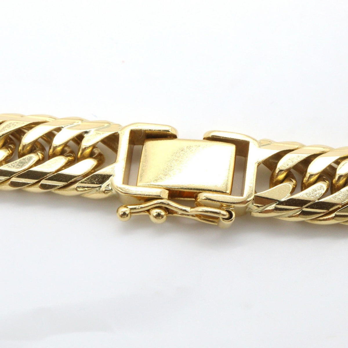 JEWELRY K18 Yellow Gold T-Cut Curb Chain Necklace