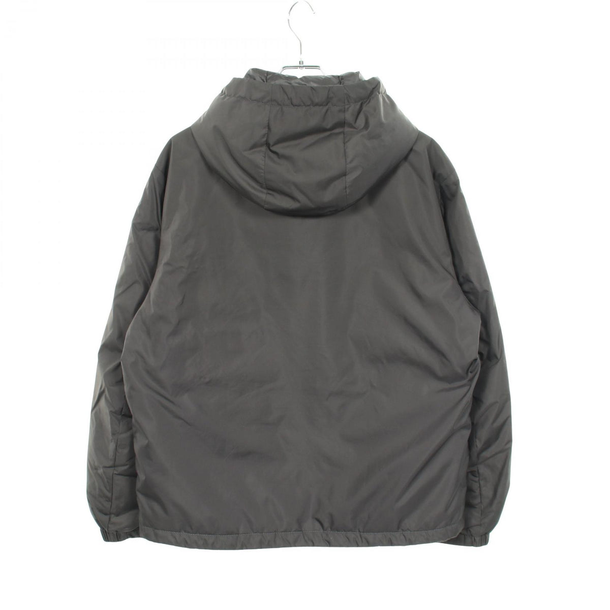 MONCLER TINIAN Hooded Nylon Down Jacket Gray Multi Size 1