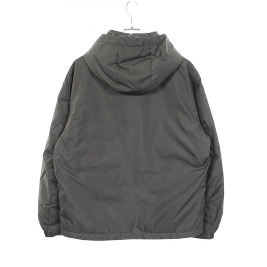 MONCLER TINIAN Hooded Nylon Down Jacket Gray Multi Size 1