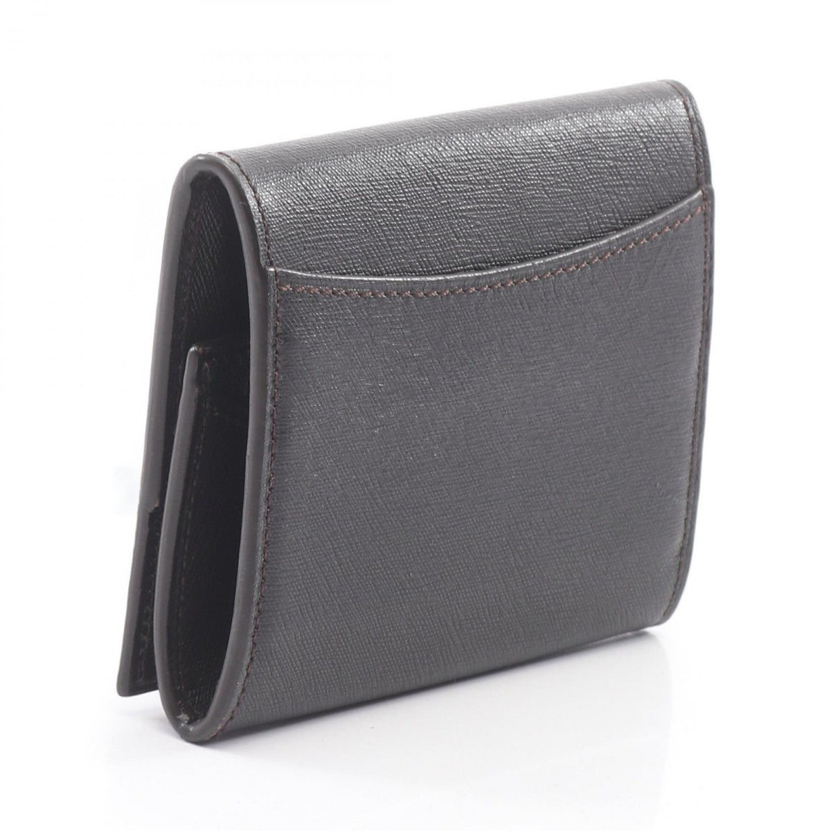 Dunhill Sidecar Leather Coin Pouch Brown