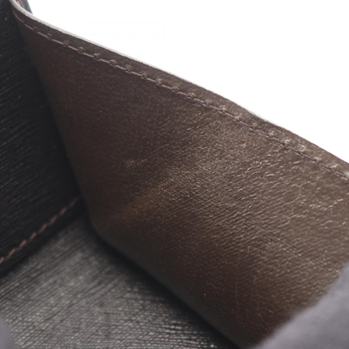 Dunhill Sidecar Leather Coin Pouch Brown