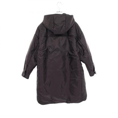 PRADA Re-Nylon Hooded Oversized Rain Coat Black Size 36