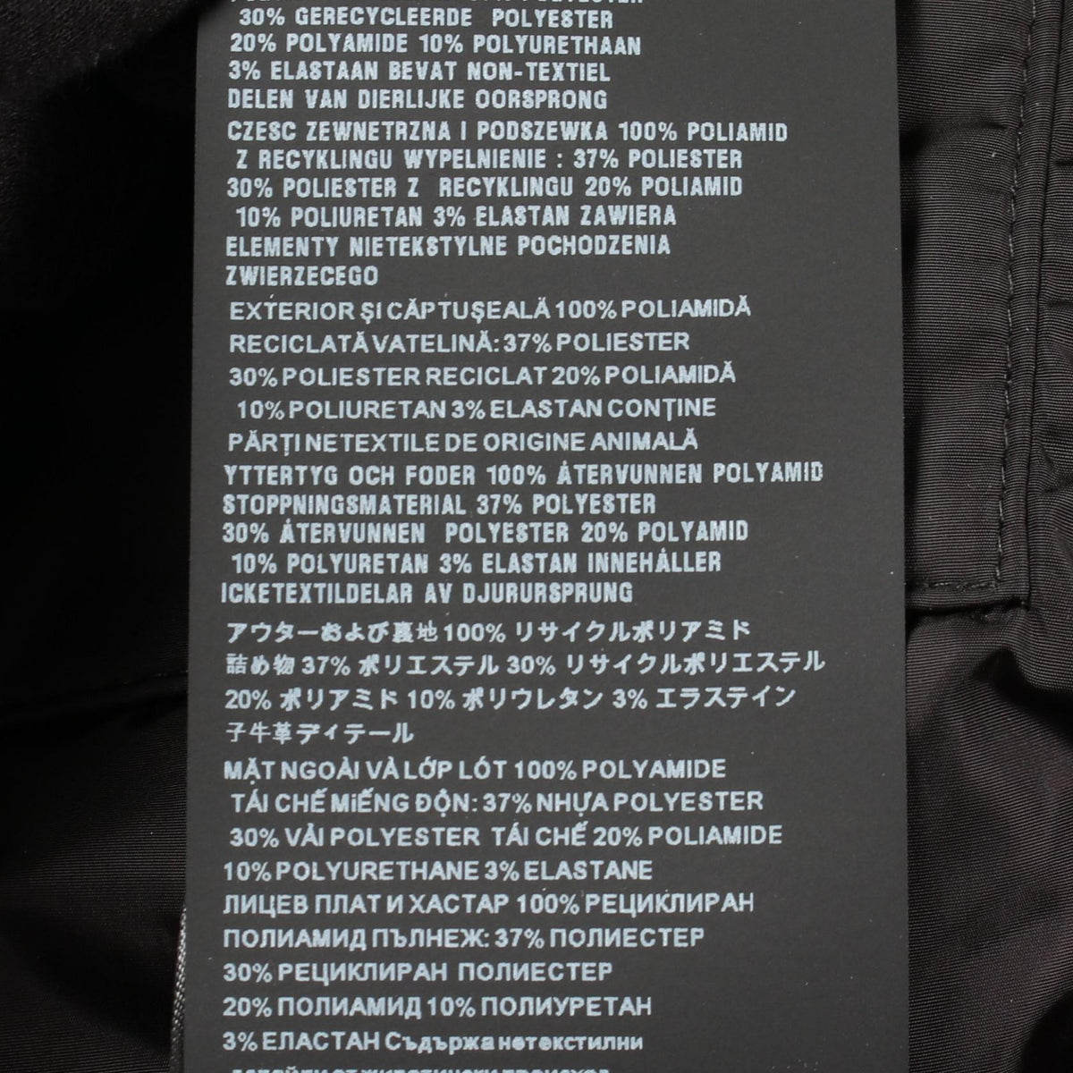 PRADA Re-Nylon Hooded Oversized Rain Coat Black Size 36