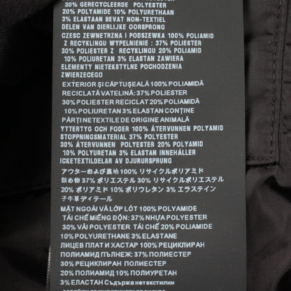 PRADA Re-Nylon Hooded Oversized Rain Coat Black Size 36