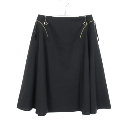 Rene Flare Wool Skirt Black Size 36