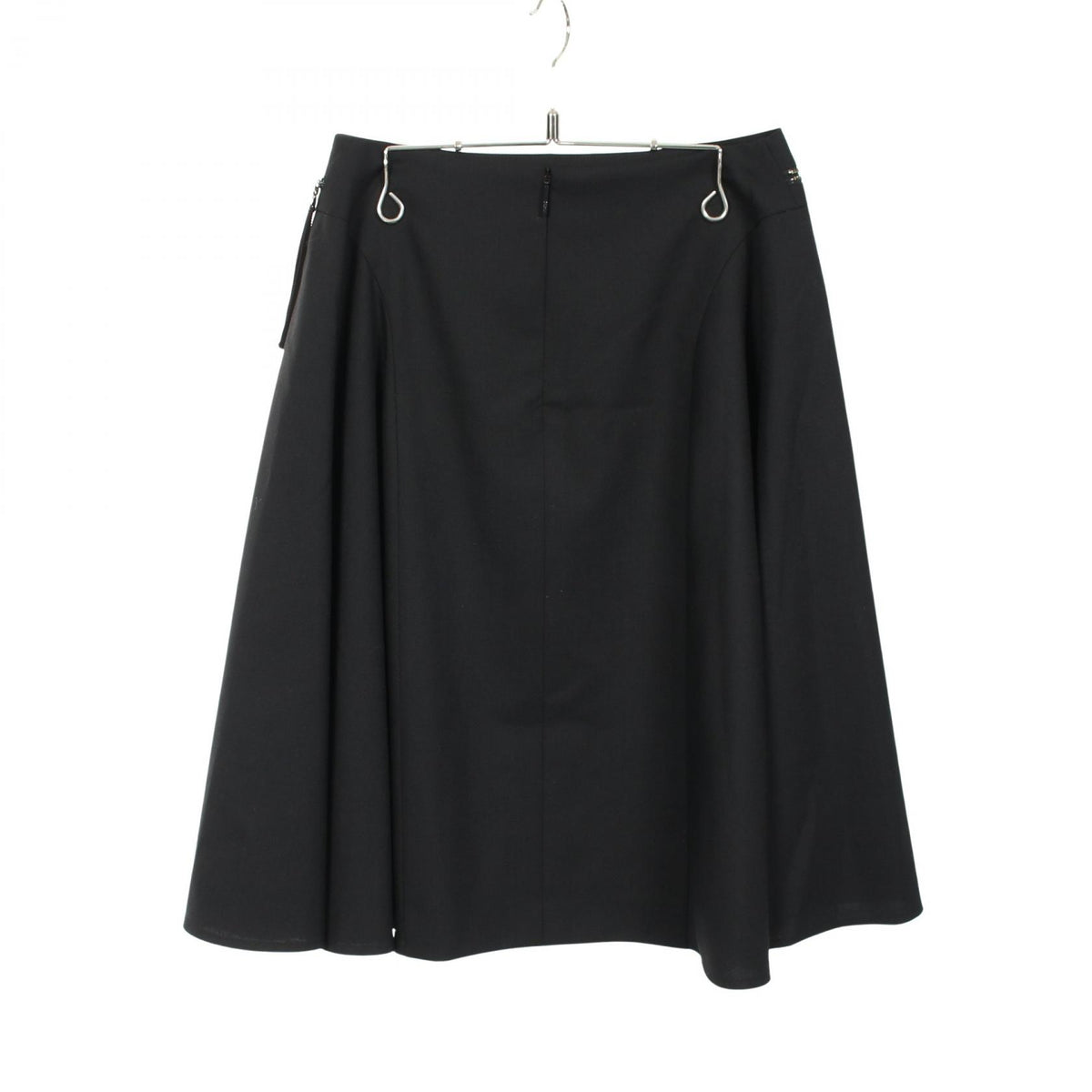 Rene Flare Wool Skirt Black Size 36
