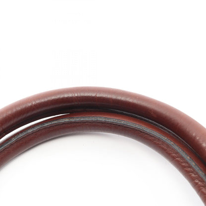 BALLY Logo Leather Handle Bag Brown