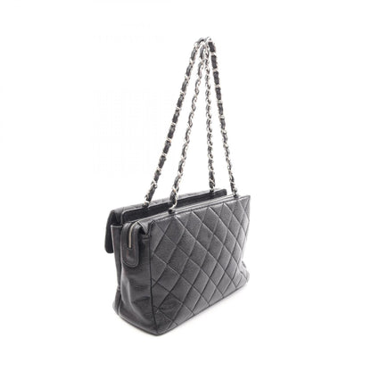 CHANEL Matelasse Caviar Skin Bag Black