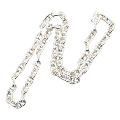 HERMES Vintage Chaine Silver Necklace