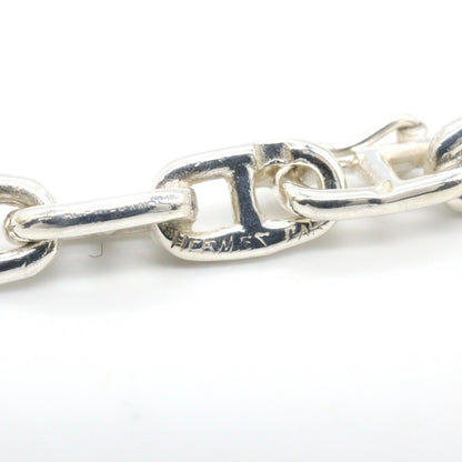 HERMES Vintage Chaine Silver Necklace