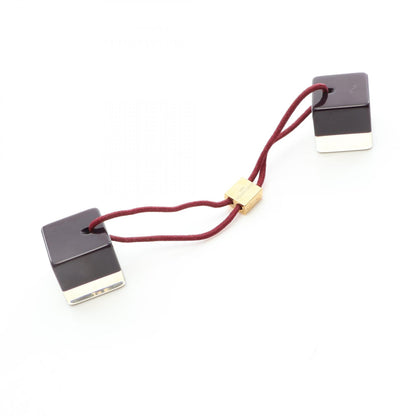 LOUIS VUITTON Hair Cube Resin Red