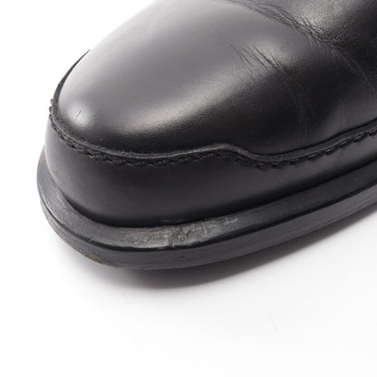 OFF Hermes Black Leather Chukka Boots Size EU 42