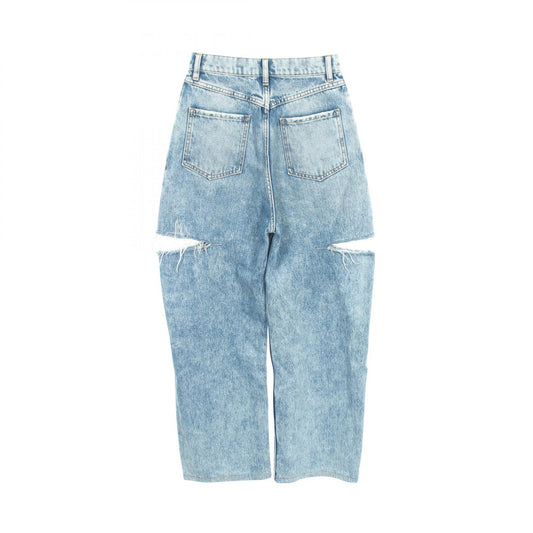 Maison Margiela Distressed Slash Detail Jeans Blue Size 36