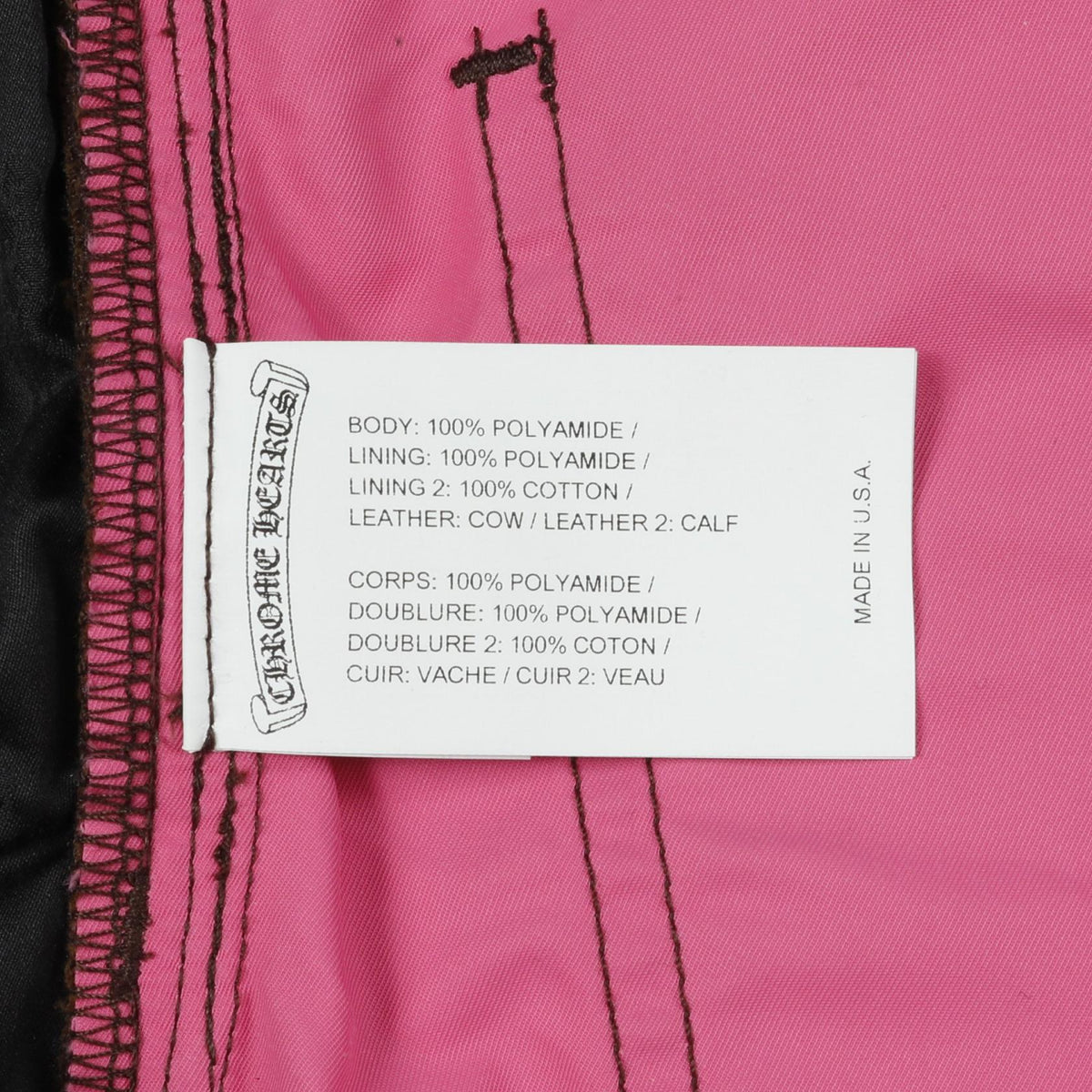 CHROME HEARTS CARPENTER DOUBLE KNEE PATCH Pants Size 32