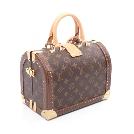 LOUIS VUITTON Speedy Trunk Canvas Handbag