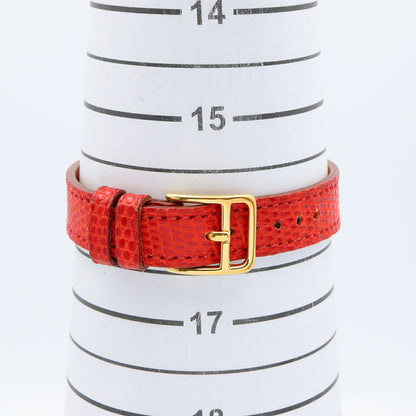 HERMES Kelly Watch GP Leather Red