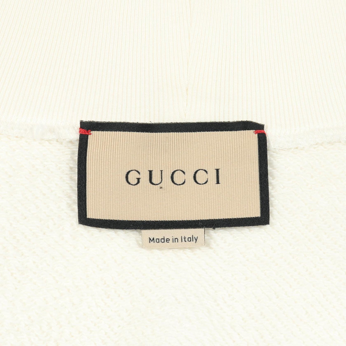 GUCCI Cotton Sweatshirt White Multi-Color Size XS