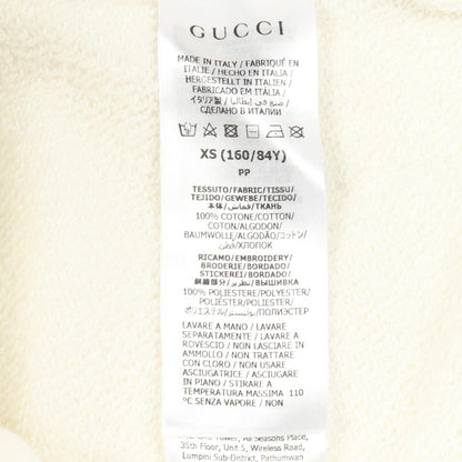GUCCI Cotton Sweatshirt White Multi-Color Size XS