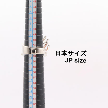 JEWELRY K18WG Diamond Ring Silver Size JP 11.5