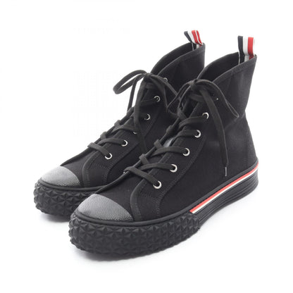 THOM BROWNE Black Multicolor Canvas Sneakers Size 7.5