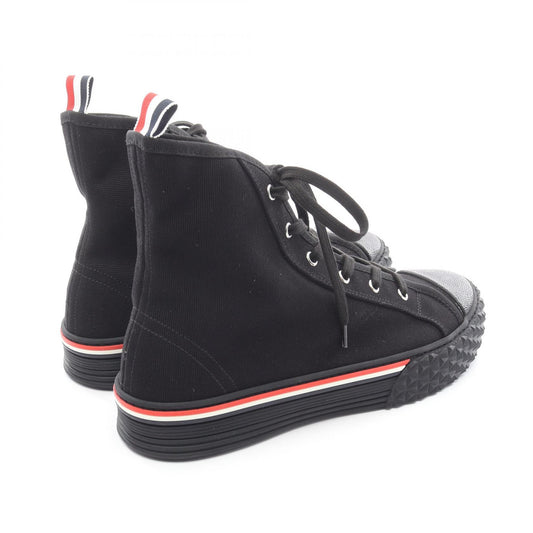 THOM BROWNE Black Multicolor Canvas Sneakers Size 7.5