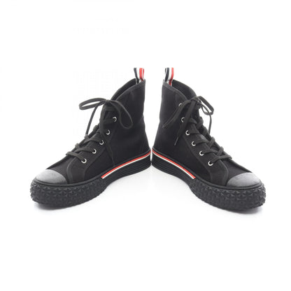 THOM BROWNE Black Multicolor Canvas Sneakers Size 7.5