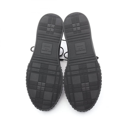 THOM BROWNE Black Multicolor Canvas Sneakers Size 7.5