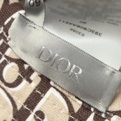 Dior OFF Oblique Reversible Cotton Bucket Hat Beige