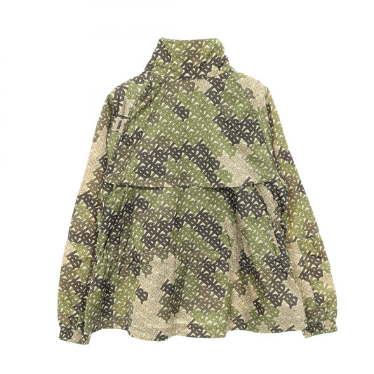 BURBERRY TB Monogram Nylon Jacket Khaki Multicolor Size UK2