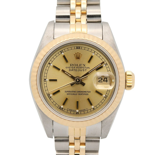 ROLEX Datejust K18 YG Champagne Watch