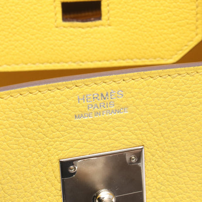 HERMES Birkin 30 Jaune Naple Handle Bag