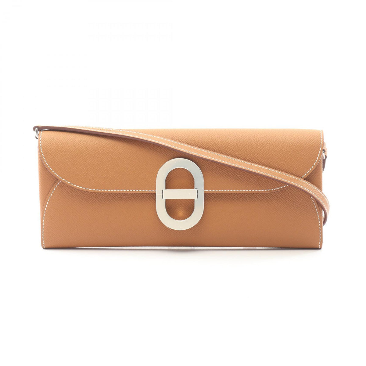 HERMES Chaine d'Ancre To Go Veau Bag Brown