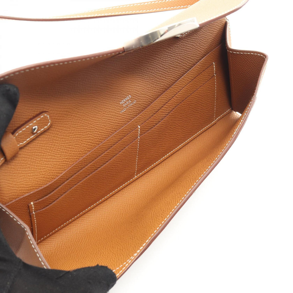 HERMES Chaine d'Ancre To Go Veau Bag Brown
