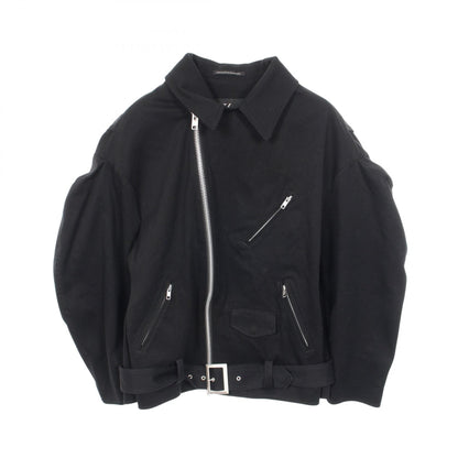 Y's Cotton Riders Jacket Black Size 1