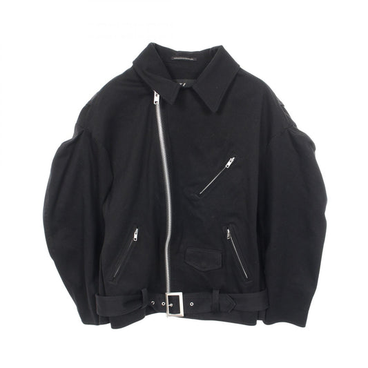 Y's Cotton Riders Jacket Black Size 1