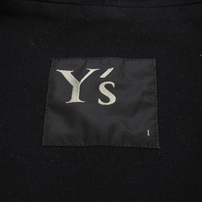 Y's Cotton Riders Jacket Black Size 1