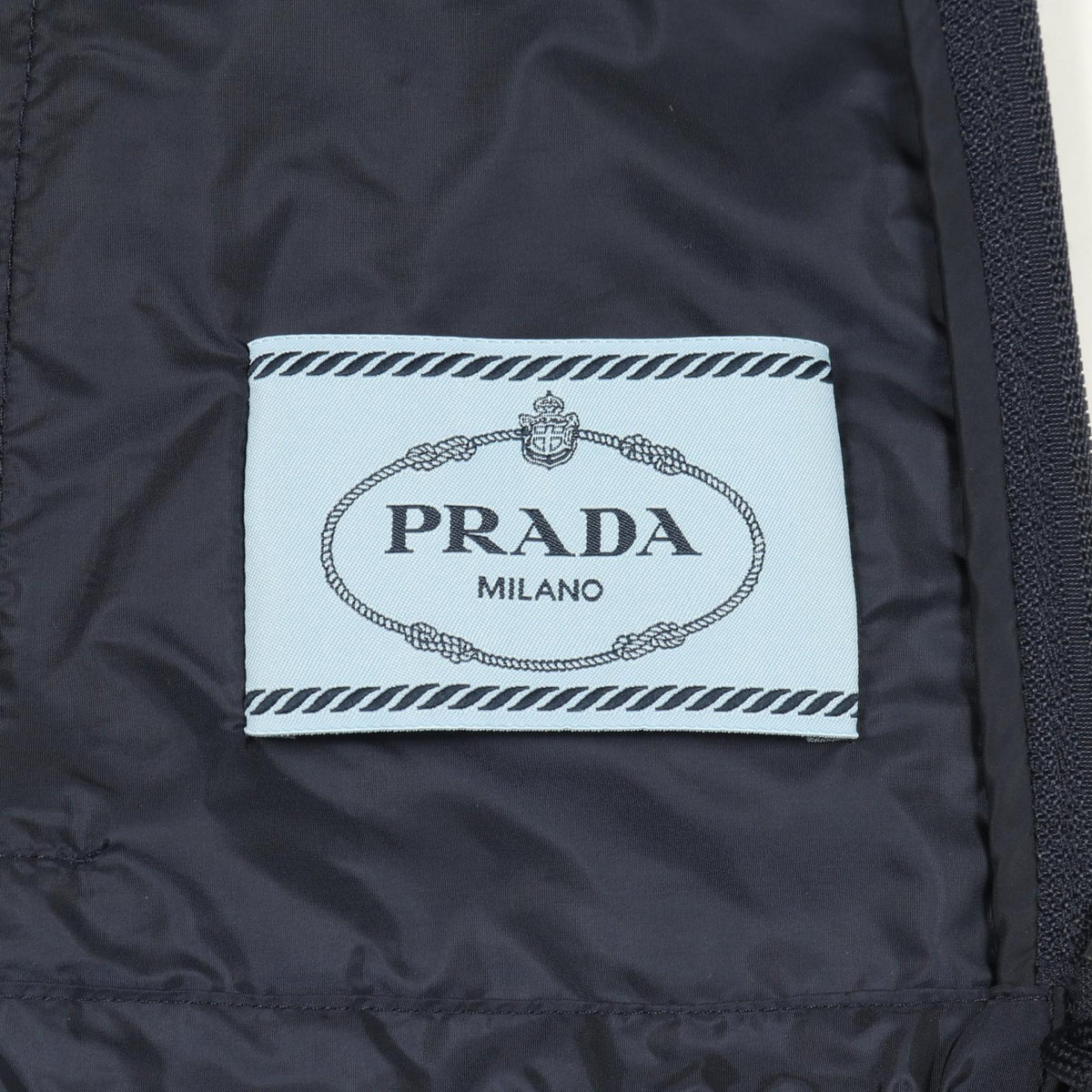 PRADA Re-Nylon Light Rain Jacket Navy Size 36