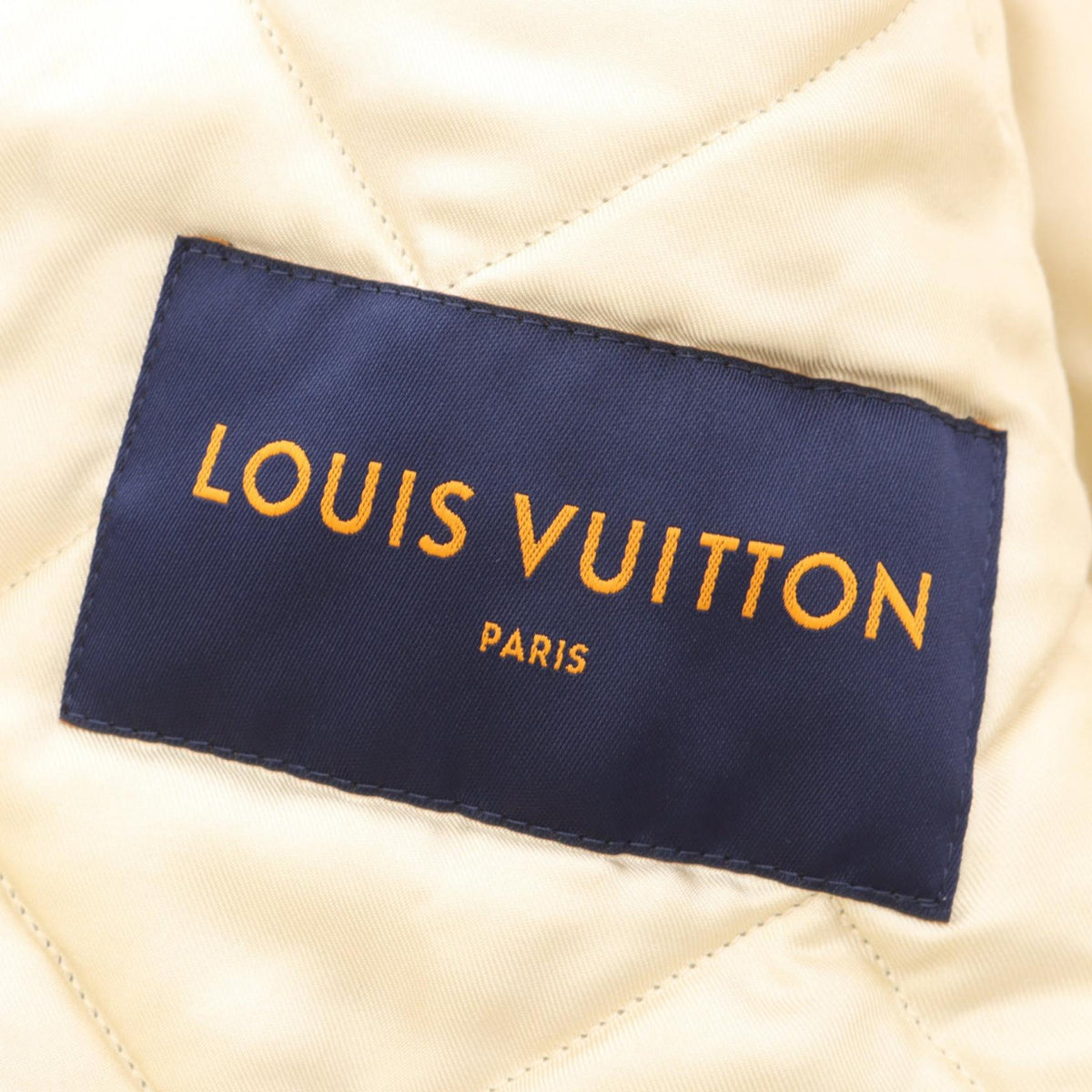 LOUIS VUITTON Monogram Destroy Workwear Denim Jacket Size 48