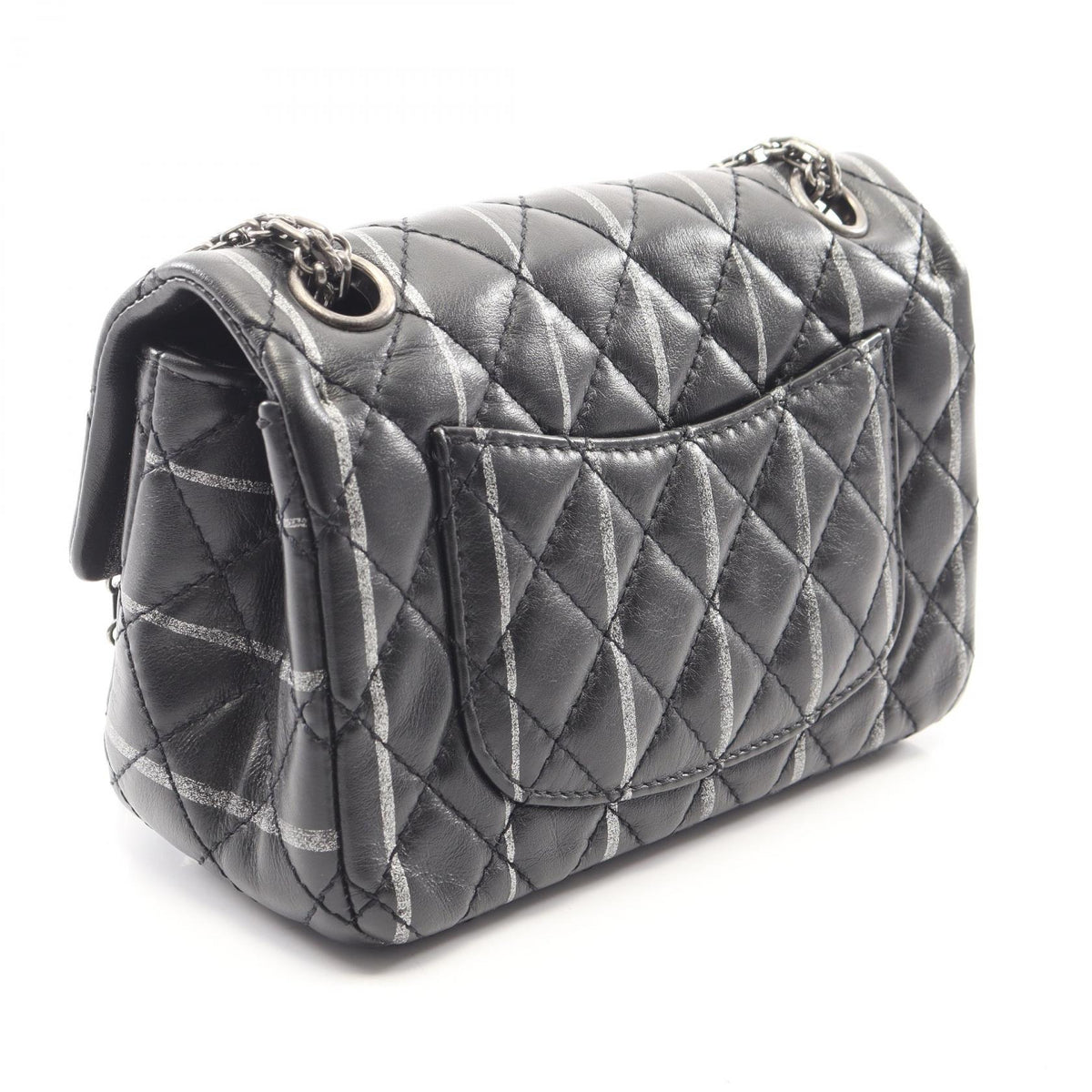 CHANEL 2.55 Mini Matelasse Bag Black