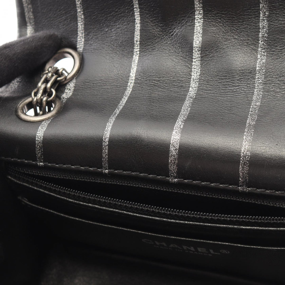 CHANEL 2.55 Mini Matelasse Bag Black